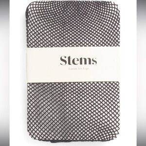Stems ultra soft fishnet socks nwt